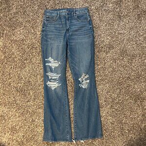 American Eagle Curvy Super High-Rise Flare - Size 12 X-Long